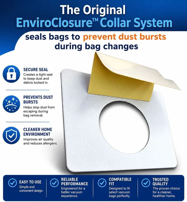 Alt view image 4 of 7 - EnviroCare Replacement Vacuum Bags for Kenmore Canister Type C or Q 50555, 50558, 50557 and Panasonic Type C-5 27 Pack