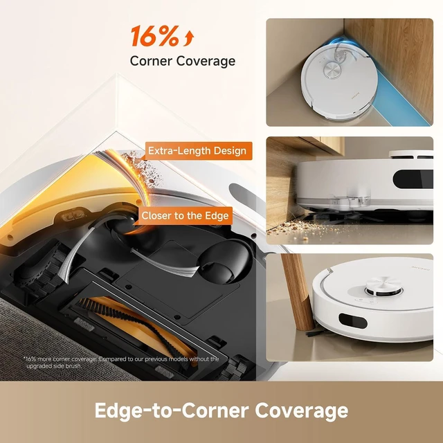 Alt view image 5 of 7 - dreame D20 Air Plus Robot Vacuum and Mop, 20,000Pa Powerful Suction