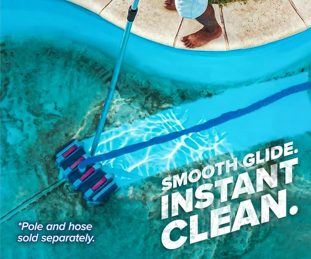 Alt view image 5 of 7 - Manual Pool Vacuum Head for Inground Pools & Above Ground Pools