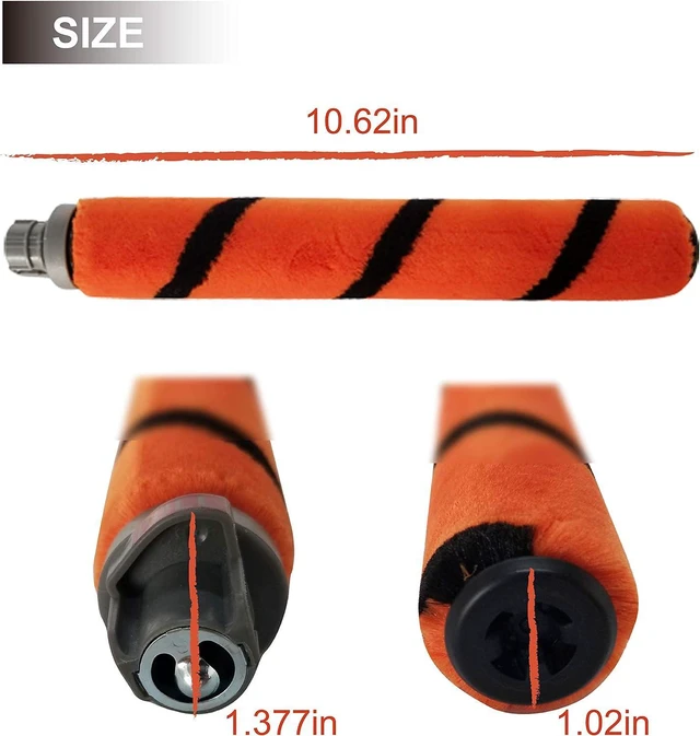 Alt view image 4 of 5 - Smilefil 2 Pcs UV700 Replacement Brush Roll Compatible with Shark Apex AX950 AX951 AZ1000 AZ1000W AZ1002 & NV830 NV831 NV835 UV700 ZU700C ZU701 ZU780 ZU782 ZU785 ZU881, Part # 1173FT950 & 1395FC831