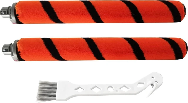 Alt view image 5 of 5 - Smilefil 2 Pcs UV700 Replacement Brush Roll Compatible with Shark Apex AX950 AX951 AZ1000 AZ1000W AZ1002 & NV830 NV831 NV835 UV700 ZU700C ZU701 ZU780 ZU782 ZU785 ZU881, Part # 1173FT950 & 1395FC831