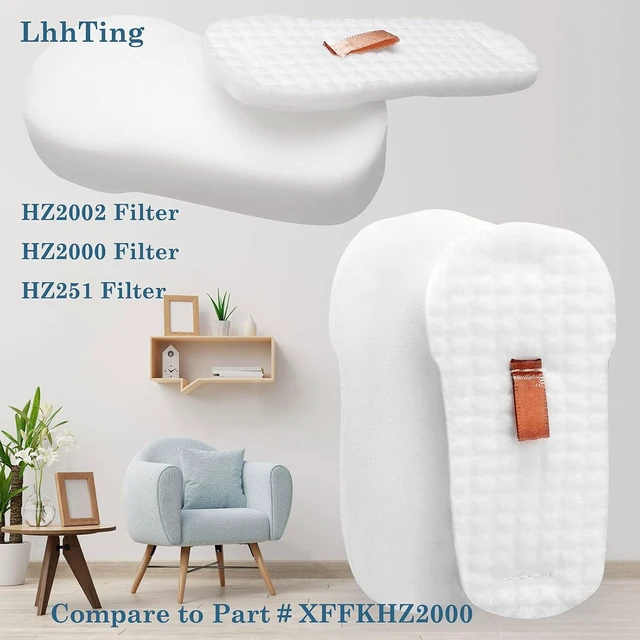 Alt view image 7 of 7 - 4 Pack Foam & Felt Filter Kit Vacuum Filters, 1 Pack Soft Roller Replacement for Shark HZ2002 HZ2000 Vertex Ultralight DuoClean PowerFins Stick Vacuum, for Part XFFKHZ2000, 125CU2002