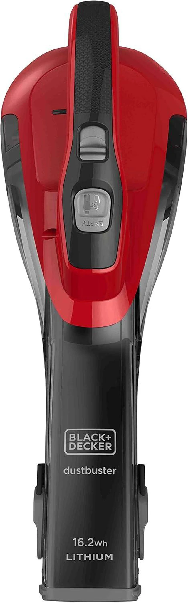 Alt view image 2 of 7 - Black+Decker DVA315J Cordless Handheld Vacuum Cleaner 10.8V (1.5Ah) Dustbuster with Cyclone Action, Grey/Red