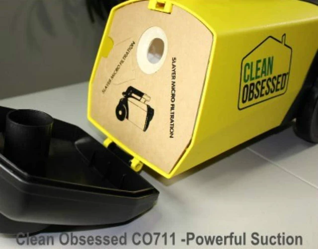 Alt view image 3 of 5 - Clean Obsessed Commercial Lightweight Portable Canister Vacuum; Model CO711 (Vacuum Cleaner) (Canister Vacuum with kit)