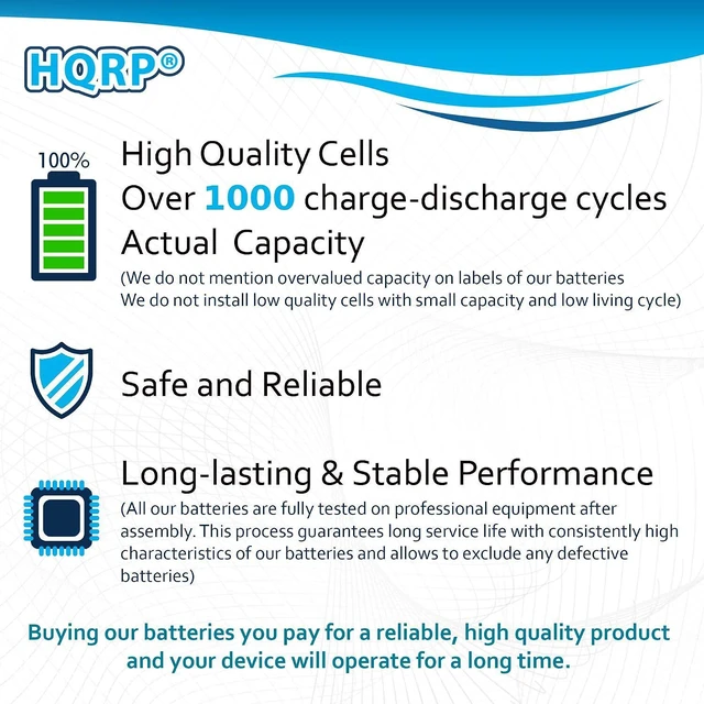 Alt view image 4 of 7 - HQRP Battery Compatible with bObsweep Bobi Classic, BObi Pet Robotic Vacuum Cleaner, 00 Series, OO Series 017144-TN, BQBS1000, BQBS1003