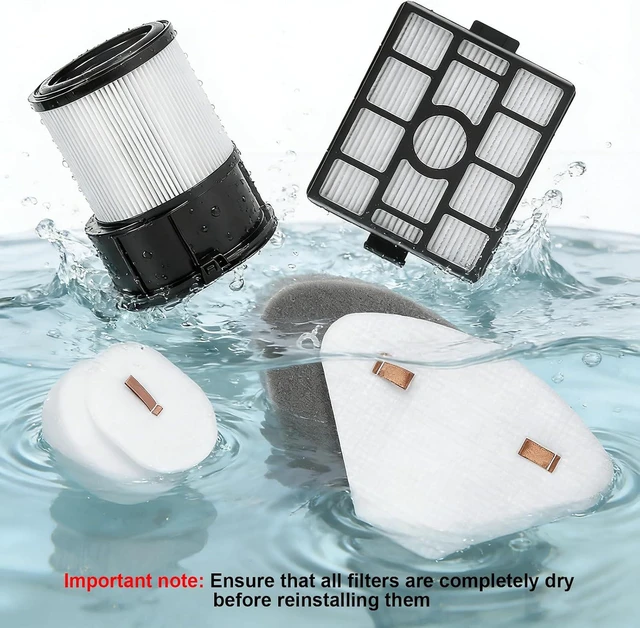 Alt view image 7 of 7 - IP3251 IP3253 Filter for Shark PowerDetect Clean & Empty Cordless Vacuum
