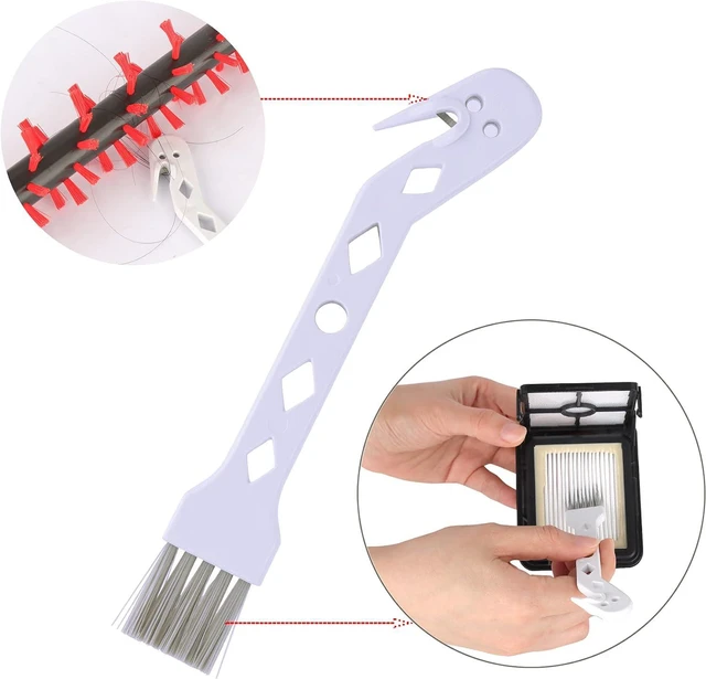 Alt view image 6 of 7 - Accessories for Bissell Crosswave 3-In-1, 1 Multi-Surface Brush +1 Pet Pro Roller Brush +1 Carpet Brush +1 Floor Brush +2 Filters for Bissell CrossWave 1866 1785 2052 1713 2225 Vacuum Cleaner