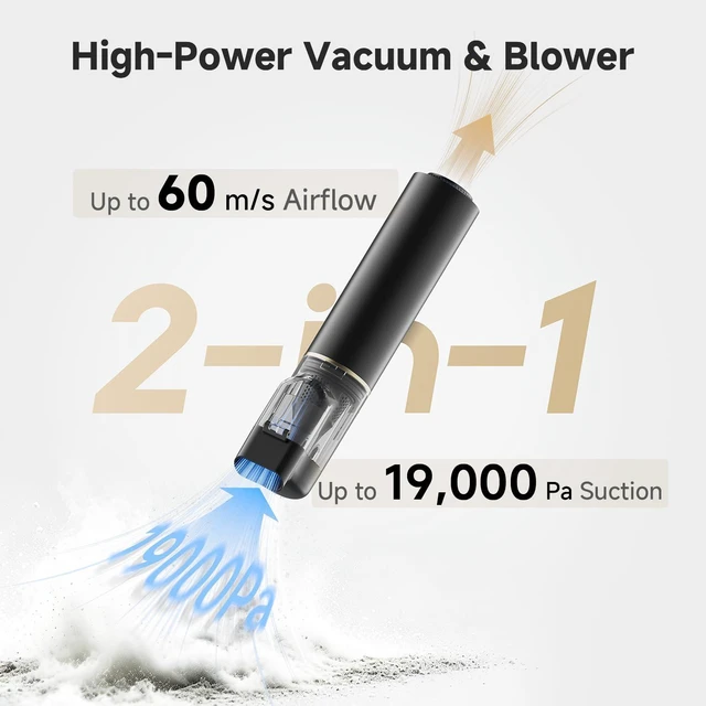 Alt view image 2 of 7 - dreame VBP20-B Car Vacuum Cleaner 4-in-1 Hand Vacuum with Charging Dock