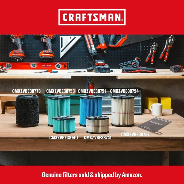 Alt view image 6 of 7 - CRAFTSMAN CMXEVBE17250 2.5 Gallon 2.5 Peak HP Wet Dry Shop Vacuum