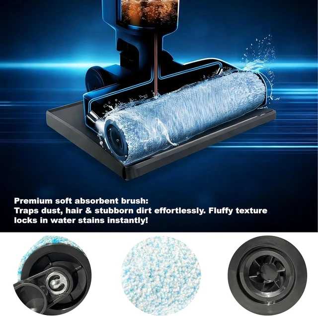 Alt view image 5 of 7 - WD161 WD101 Roller Filter Replacement for Shark HydroVac MessMaster Wet Dry