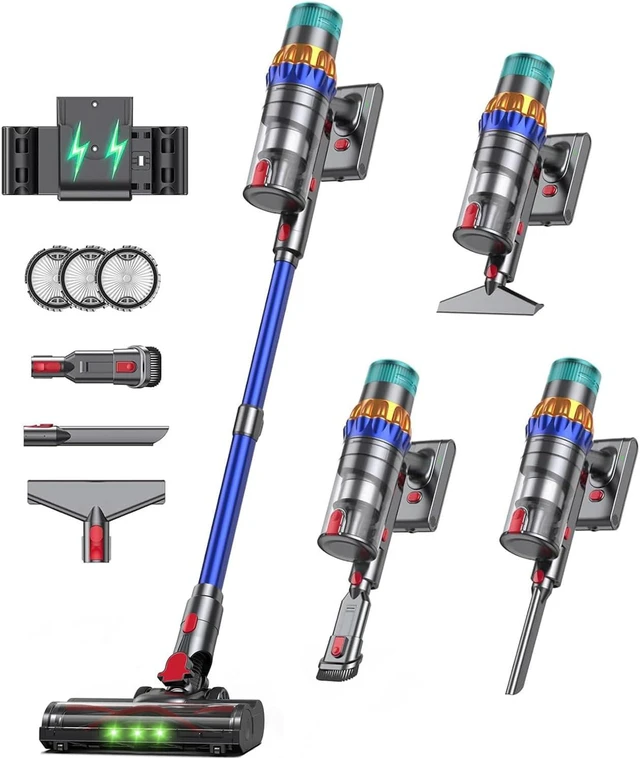 Main image of Smart Cordless Vacuum Cleaner, 650W 60KPa 75Min Vacuum Cleaner for Home