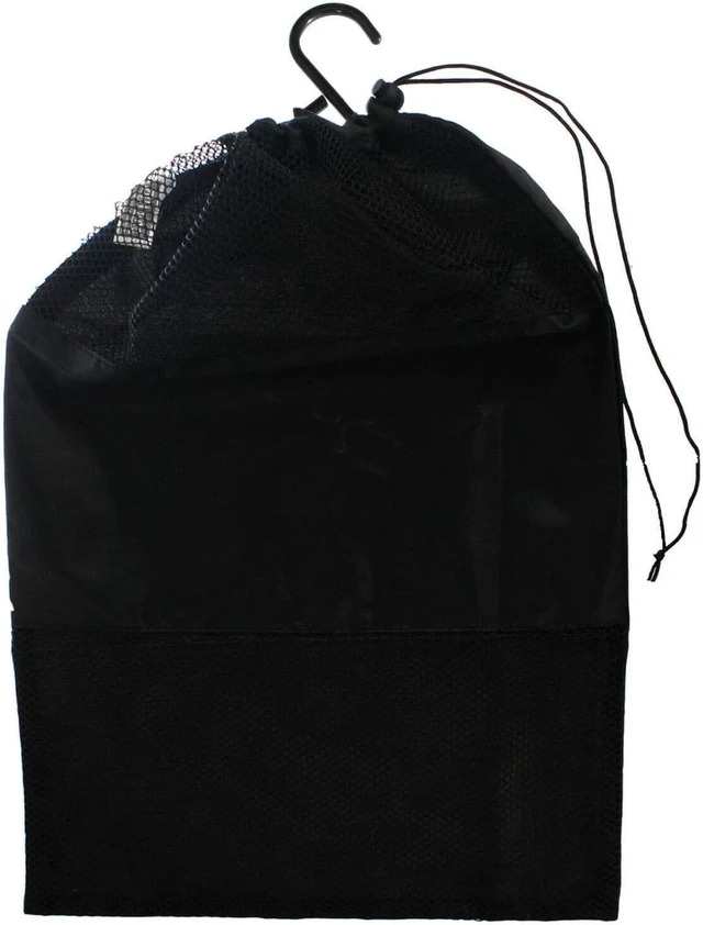 Alt view image 5 of 6 - SPARES2GO Universal Drawstring Vacuum Cleaner Accessories Parts Tool Storage Bag, Black, 495mm (H) x 355mm (W), Modern