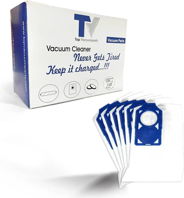 Main image of Replacement Part For Simplicity/Riccar Brillance, R30, S30 Vacuum Cleaner Paper Bags W/Blue Docking # compare to part SNH-6, M5H-6 (1 Pack)