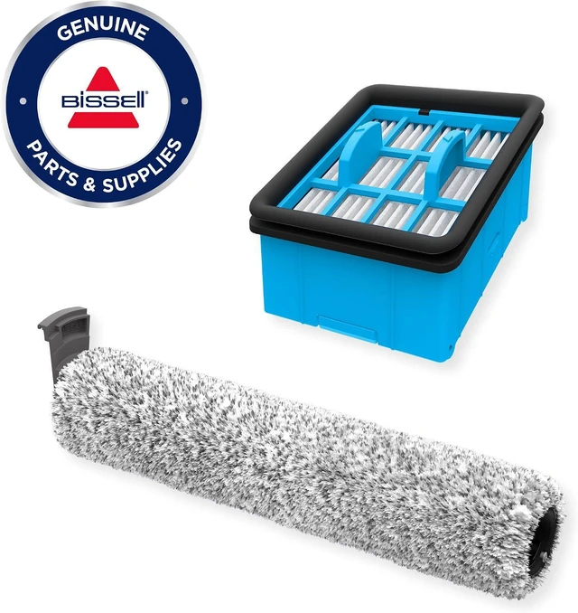 Alt view image 2 of 7 - BISSELL CrossWave Multi Surface Accessory Kit Including 1 Multi-Surface Brush Roll and 1 Filter, New Genuine OEM Parts, 4046