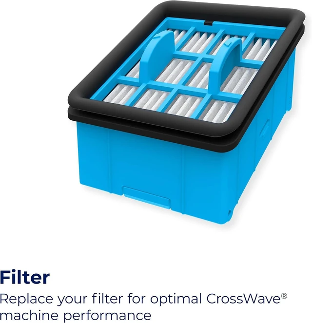 Alt view image 4 of 7 - BISSELL CrossWave Multi Surface Accessory Kit Including 1 Multi-Surface Brush Roll and 1 Filter, New Genuine OEM Parts, 4046