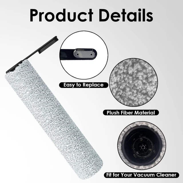 Alt view image 6 of 7 - Replacement HEPA Assembly and Brush Roller Set for Tineco Floor ONE S6/S7 Pro Cordless Wet Dry Vacuum Cleaner (2 Roller+2 Filters)