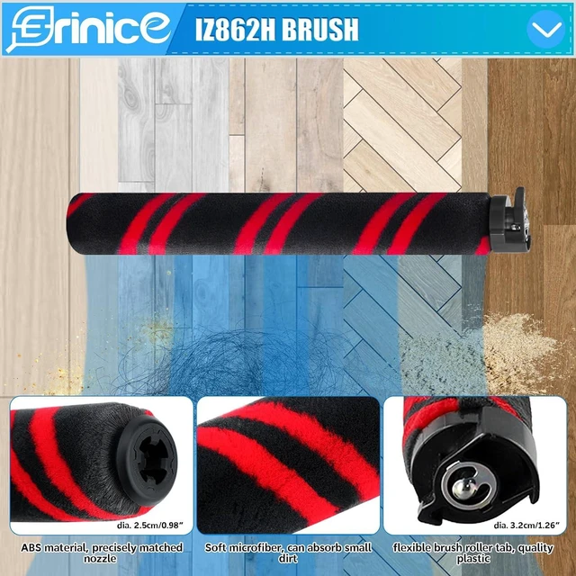 Alt view image 3 of 6 - 12 Pack IZ862H Brush Roller Filter Replacement Part for Shark Stratos