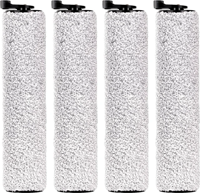 Main image of (4 Pieces) Replacement Brush Rollers Compatible With Tineco iFloor 3/ Floor One S3/ iFloor 2 Cordless Wet Dry Vacuum Cleaner, Replacement Parts Accessory Kit, 4 Main Brushes