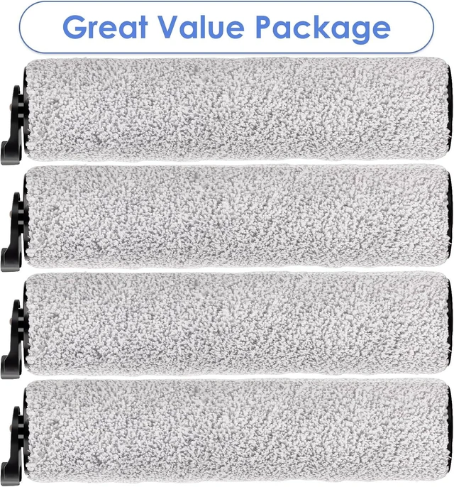 Alt view image 7 of 7 - (4 Pieces) Replacement Brush Rollers Compatible With Tineco iFloor 3/ Floor One S3/ iFloor 2 Cordless Wet Dry Vacuum Cleaner, Replacement Parts Accessory Kit, 4 Main Brushes