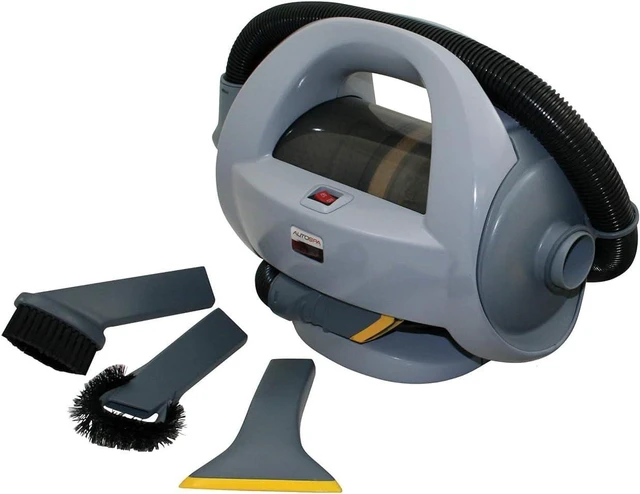 Main image of AutoSpa 94005AS Bagless Auto-Vac Hand-Held 120V Vacuum , Grey , Gray