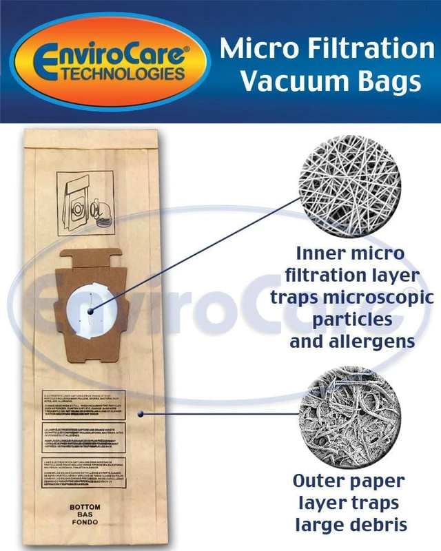 Alt view image 2 of 4 - EnviroCare Replacement Micro Filtration Vacuum Cleaner Dust Bags made to fit all Kirby Generation & Sentria Model uprights 18 pack