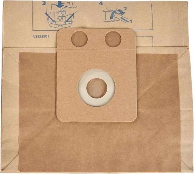 Alt view image 3 of 4 - Nilfisk 82222900 Set of Five 10 Liter Dust Bags for use with GD, CDF and CDB Series Family and Business Vacuum Cleaners