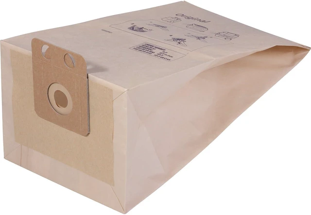 Alt view image 4 of 4 - Nilfisk 82222900 Set of Five 10 Liter Dust Bags for use with GD, CDF and CDB Series Family and Business Vacuum Cleaners