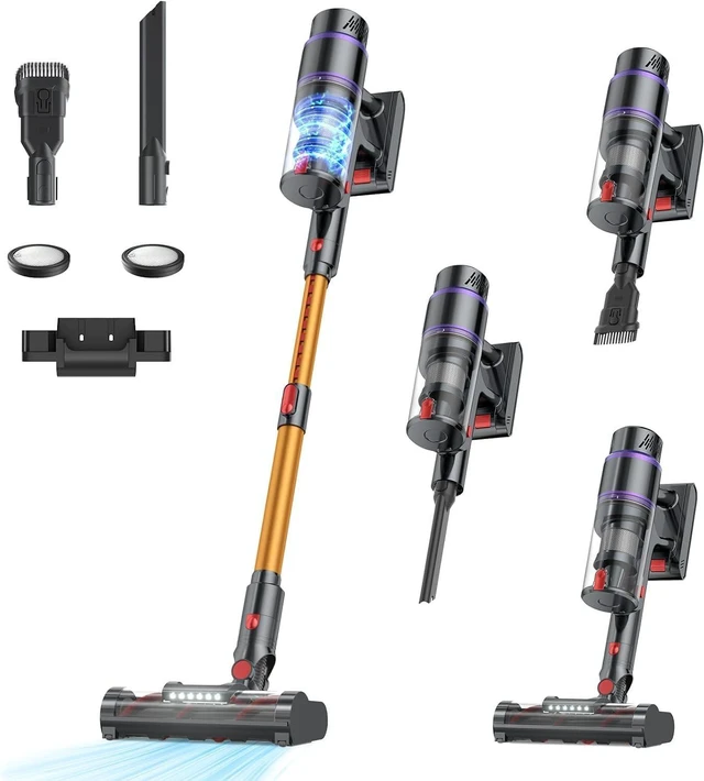 Main image of Cordless Vacuum Cleaner, Lightweight Stick Vacuum with 50Kpa Suction