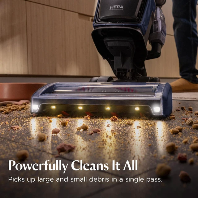 Alt view image 2 of 7 - Bissell Pet Hair Eraser DualBrush Upright Vacuum with Two Brush Rolls, DualBrush Self-Cleaning Technology, HEPA Sealed Allergen System, Bright FurFinder Headlights, Lift-Off Pod, 42946