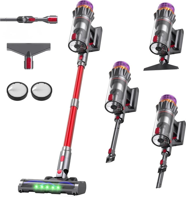 Main image of Cordless Stick Vacuum Cleaner, 600W 55KPA 70Mins for Pet Hair, Carpet, Home