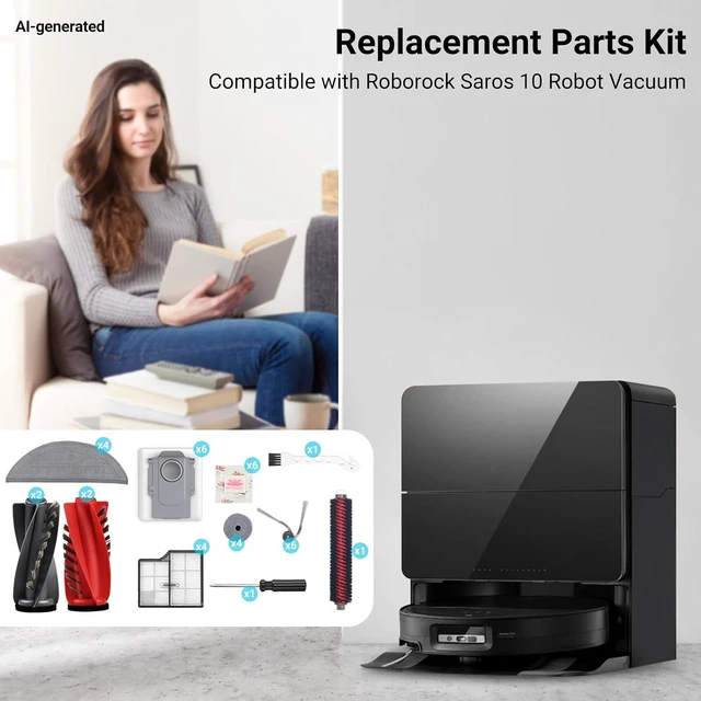 Alt view image 2 of 7 - 35 Pack Replacement Parts for Roborock Saros 10 and G30