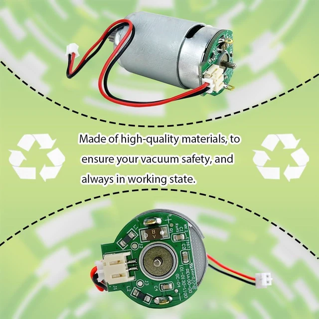 Alt view image 6 of 6 - Ytaland Replacement Main Roller Brush Motor for Ecovacs DEEBOT N79S N79 Eufy RoboVac 11 11C Conga Excellence 990 5040 Conga 3090 Robot Vacuum Cleaner Parts