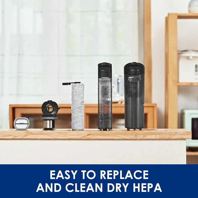 Alt view image 4 of 5 - Tineco Replacement HEPA Assembly and Brush Roller Set for Floor ONE S5 Combo Cordless Wet Dry Vacuum Cleaner (S5 Combo only, not Compatible with Any Other Model)
