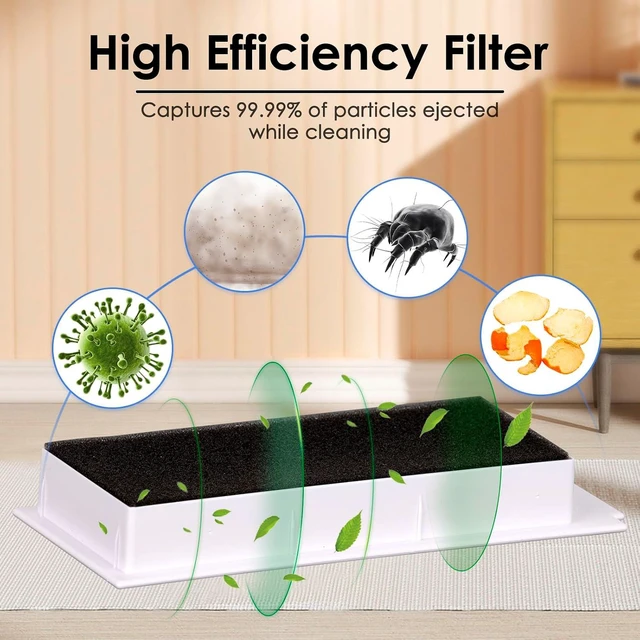 Alt view image 2 of 7 - (23 Pack) N20 Plus Replacement Parts Compatible With ECOVACS DEEBOT N20 plus/ N20 Pro Plus Robotic Vacuum Cleaner, 2 Roller Brush, 8 Side Brushes, 7 HEPA Filters, 6 Mop Pads, Accessories Kit