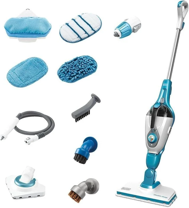 Main image of BLACK+DECKER 7in1 Steam Mop with SteamGlove Handheld Steamer (HSMC1361SGP)