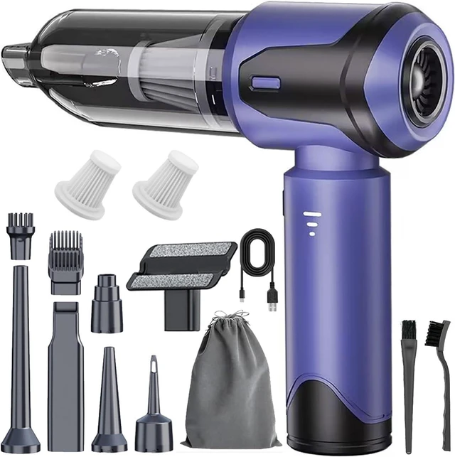 Main image of Car Vacuum Portable Cordless, 20000PA 120W 4 in 1 High Power Handheld Cordless Vacuum Cleaner & Air Duster,Air Blower,Multi-Nozzles,Brushless Motor 3-Speed Modes,for Car, Home, Pet,Office & Camping