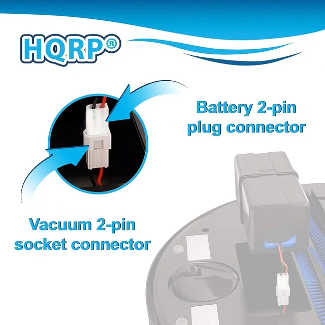 Alt view image 4 of 6 - HQRP Battery ompatible with BOBSWEEP Bob Standard, Bob PetHair, Junior WJ540011, Pet Hair Plus 2.0 WPP56002 Robotic Robot Vac Vacuum Cleaner