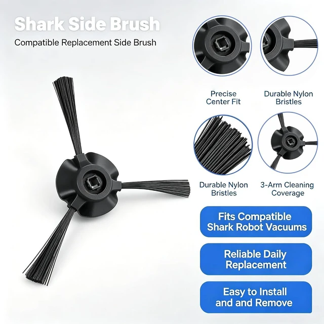 Alt view image 3 of 6 - 17-Piece Kit for Shark Matrix Plus Robot Vac