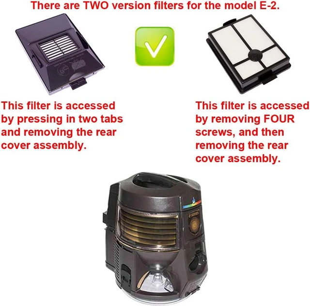 Alt view image 4 of 7 - Rainbow Genuine HEPA Filter for E-2 eSERIES Second Version - TRUE H13 Medical Grade