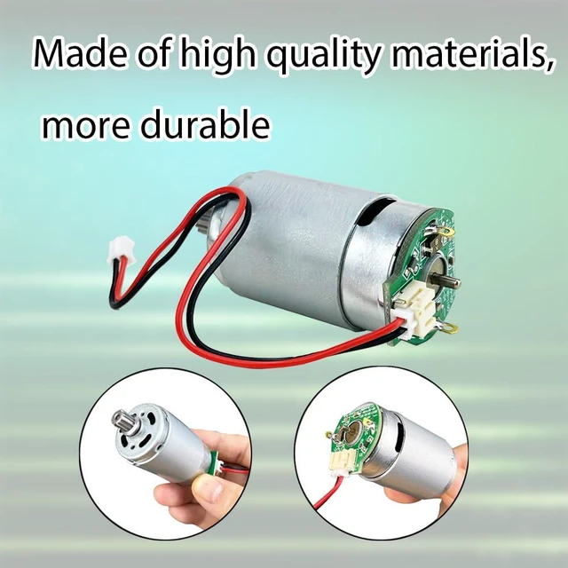 Alt view image 2 of 6 - Ytaland Replacement Main Roller Brush Motor for Ecovacs DEEBOT N79S N79 Eufy RoboVac 11 11C Conga Excellence 990 5040 Conga 3090 Robot Vacuum Cleaner Parts