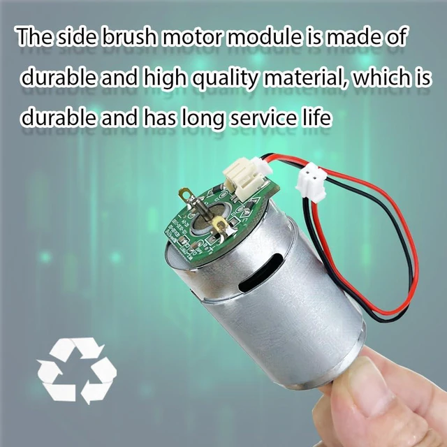 Alt view image 4 of 6 - Ytaland Replacement Main Roller Brush Motor for Ecovacs DEEBOT N79S N79 Eufy RoboVac 11 11C Conga Excellence 990 5040 Conga 3090 Robot Vacuum Cleaner Parts