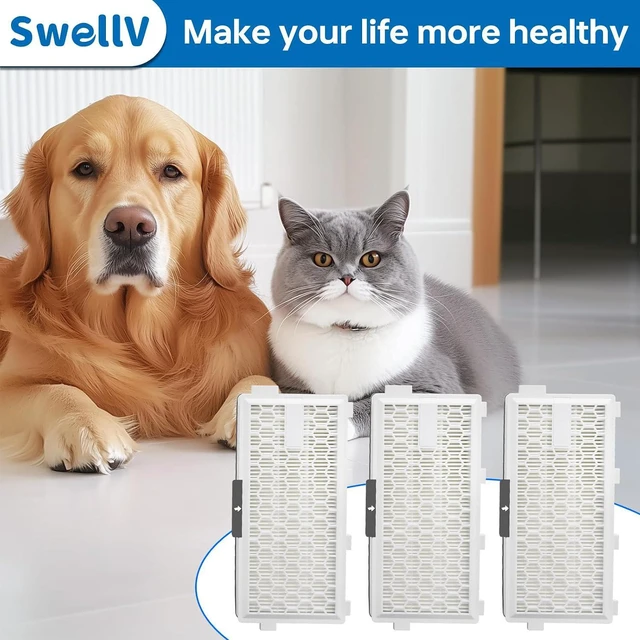 Alt view image 6 of 6 - 3 Pack SF-HA 50 Replacement Filter Compatible with Miele AirClean