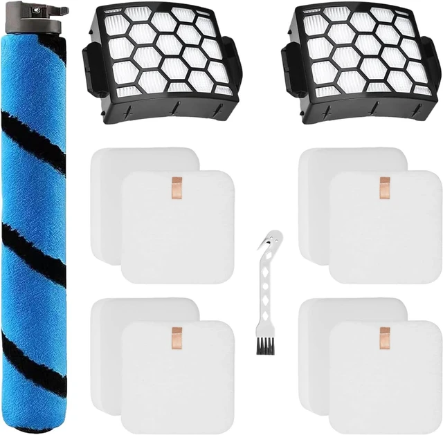 Main image of HEPA Filter Brush Roller Accessories Compatible with Shark Rotator Lift-Away Duo Clean PowerFins LA502 LA500 LA500WM LA502NP Upright Vacuum Cleaner Replacement Parts XHF320 XFFK320 1483FC200