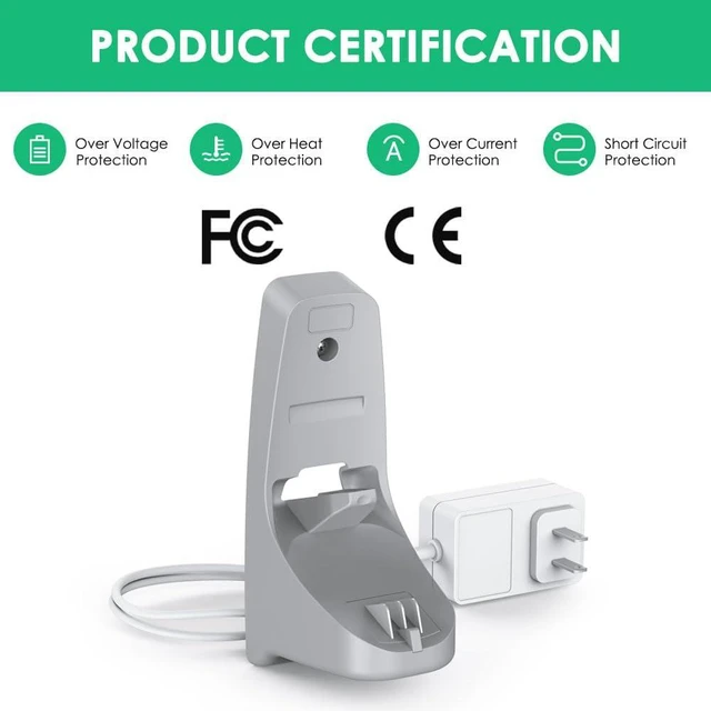Alt view image 6 of 7 - for Black and Decker Charger Base, Mrgru Replacement Charger for HNVC215B12AEV HNVC215B10 Compatible with Black and Decker Dustbuster Handheld Cordless Vacuum Cleaner P/N N598005 / N614790