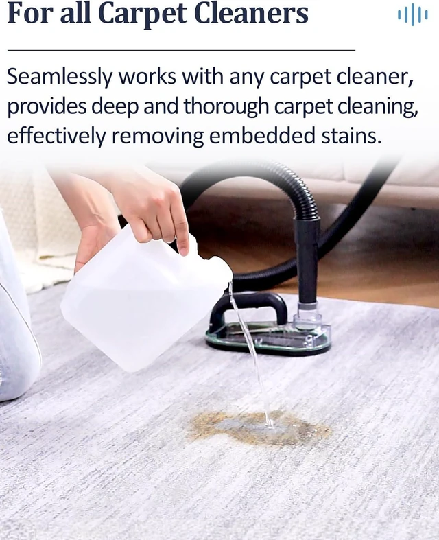 Alt view image 4 of 6 - Sub Surface Carpet Extraction Tools Attachments for Water Wet Extractor Vacuum Cleaners, Pet Stain Remover Deep Cleaning Rug Shampooer Solution for Dogs and Cats