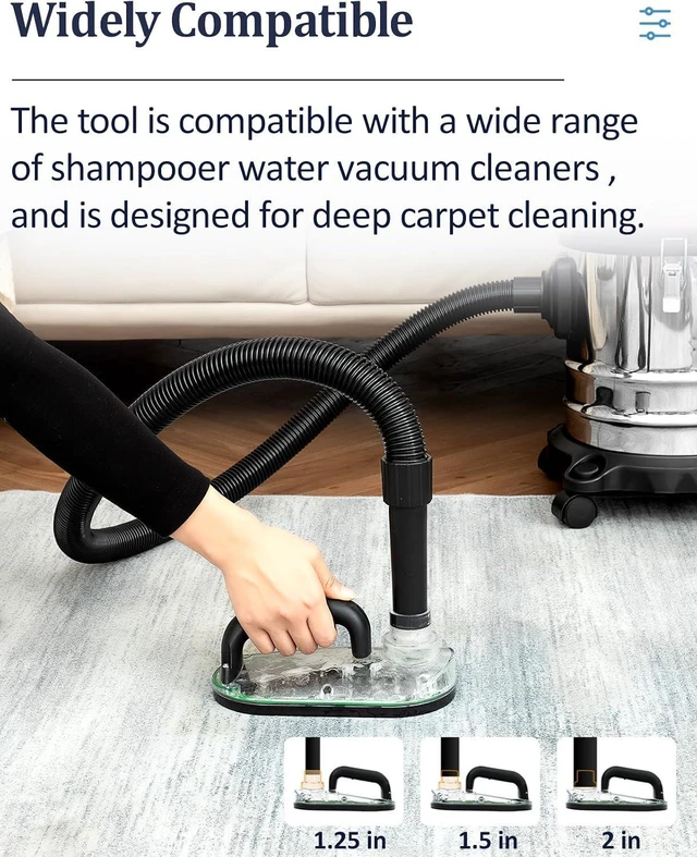 Alt view image 6 of 6 - Sub Surface Carpet Extraction Tools Attachments for Water Wet Extractor Vacuum Cleaners, Pet Stain Remover Deep Cleaning Rug Shampooer Solution for Dogs and Cats