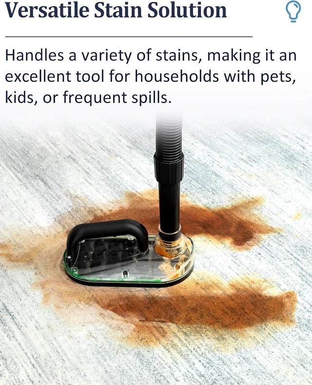 Alt view image 5 of 6 - Sub Surface Carpet Extraction Tools Attachments for Water Wet Extractor Vacuum Cleaners, Pet Stain Remover Deep Cleaning Rug Shampooer Solution for Dogs and Cats