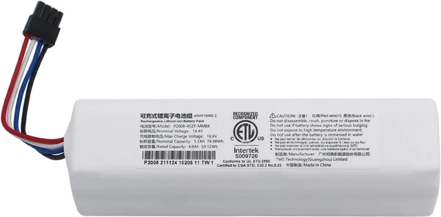 Main image of Original P2008-4S2P-MMBK Battery Accessories for Dreame F9/D9/D9 Pro/D9 Max/L10 Pro/Z10 Pro/Dreame L10S Ultra Vacuum Cleaner 14.4V 5200mAh
