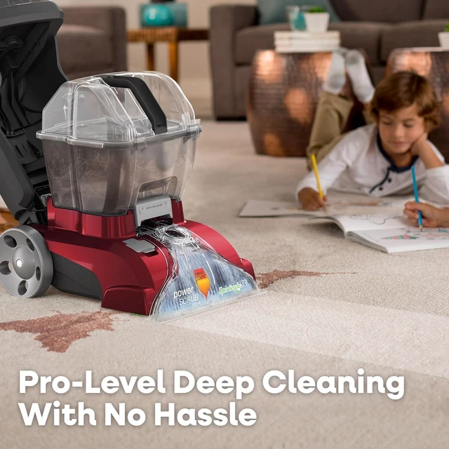 Alt view image 2 of 7 - Hoover PowerScrub Deluxe Carpet Cleaner Machine, Pet & Upholstery Tools