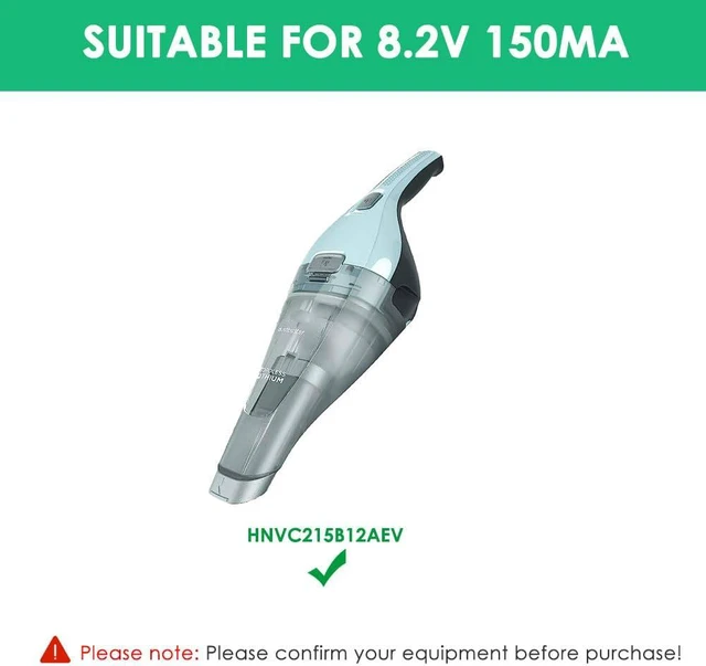 Alt view image 2 of 7 - for Black and Decker Charger Base, Mrgru Replacement Charger for HNVC215B12AEV HNVC215B10 Compatible with Black and Decker Dustbuster Handheld Cordless Vacuum Cleaner P/N N598005 / N614790